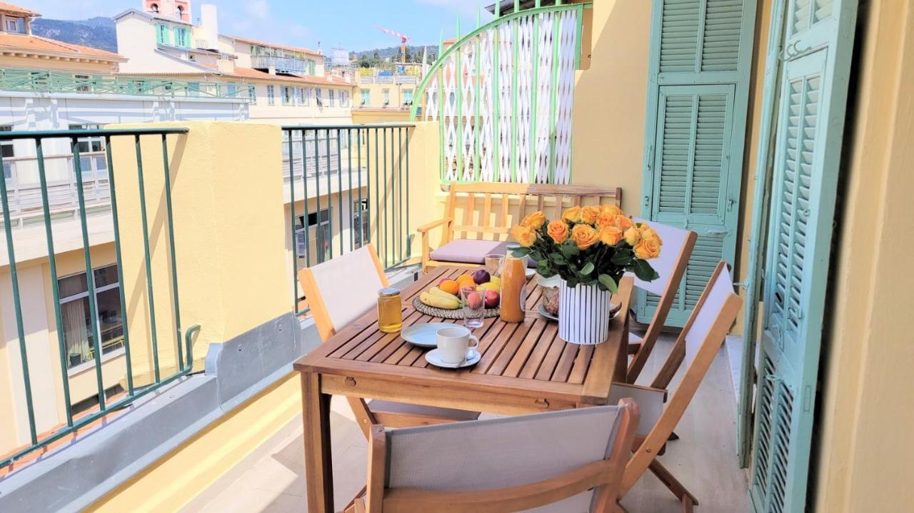 Ze Perfect Place - Opera Nice - Appartement 2 Chb - Ac - Terrasse Ngoại thất bức ảnh