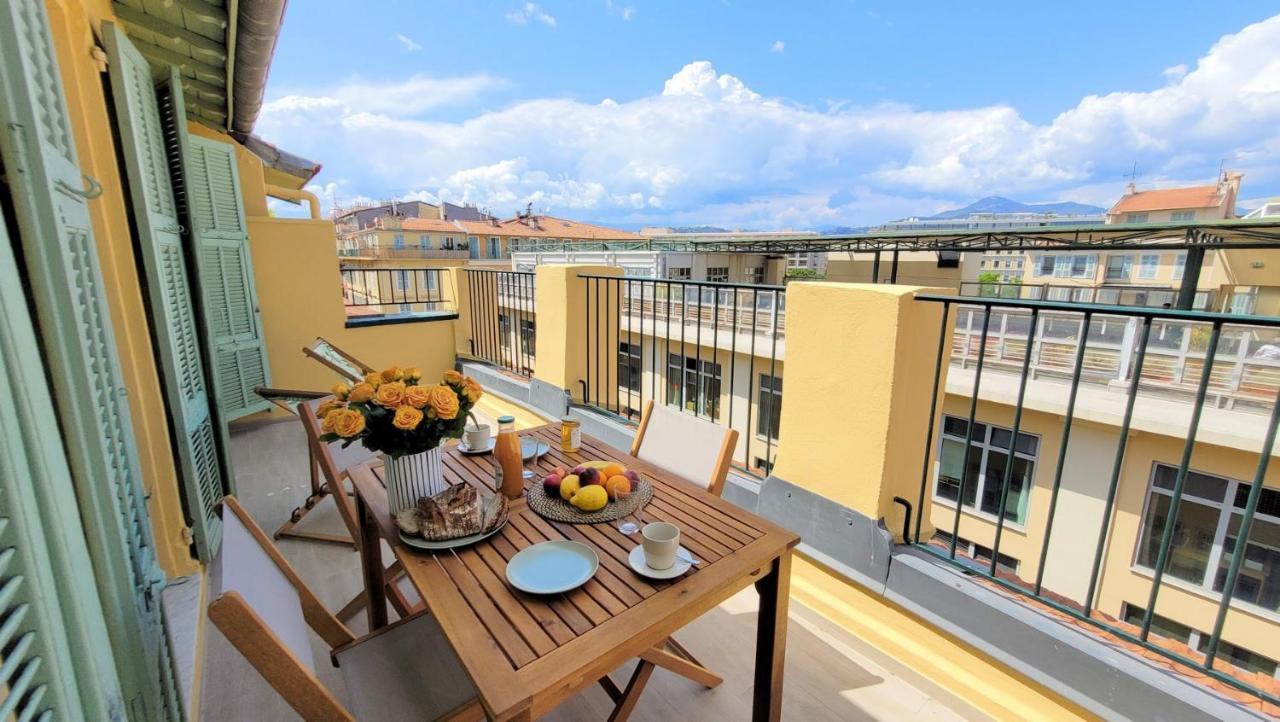 Ze Perfect Place - Opera Nice - Appartement 2 Chb - Ac - Terrasse Ngoại thất bức ảnh